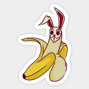 Banana Bunny Sticker